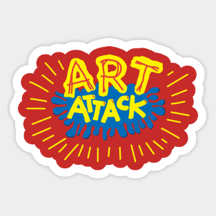 Art Attack!! Sticker